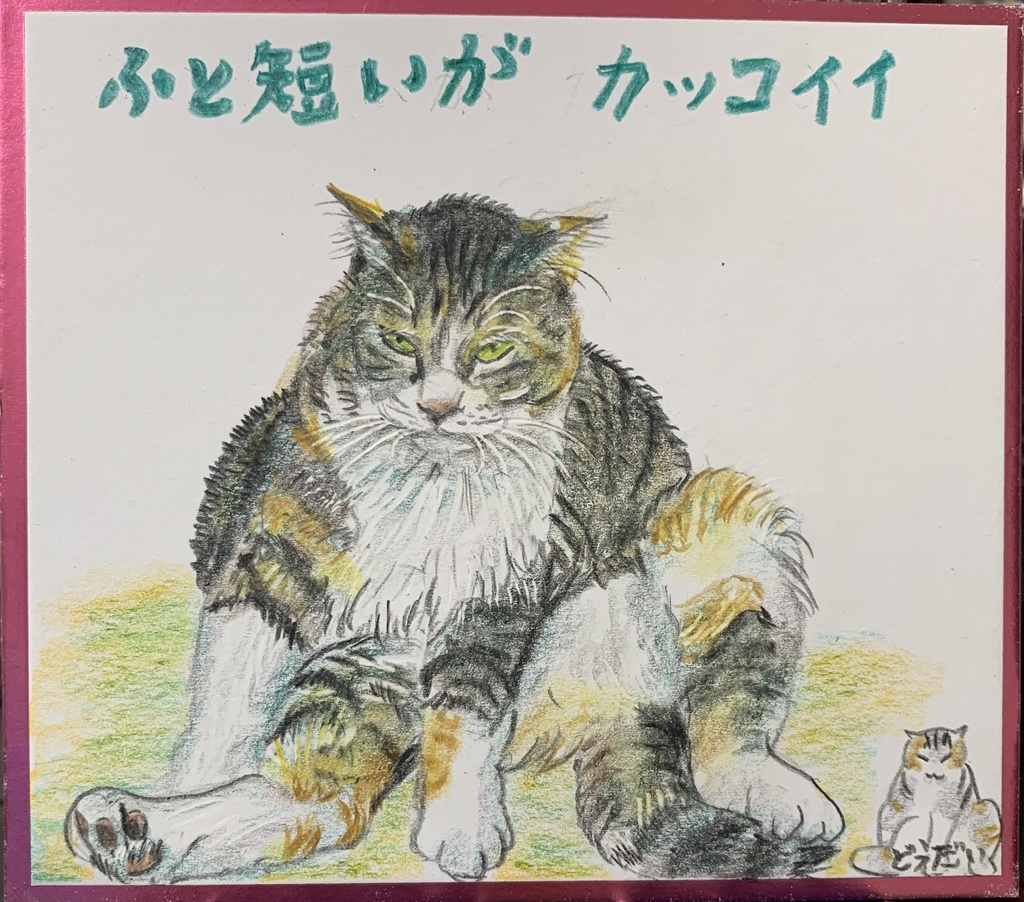 ふとみじかいねこのえ　1263