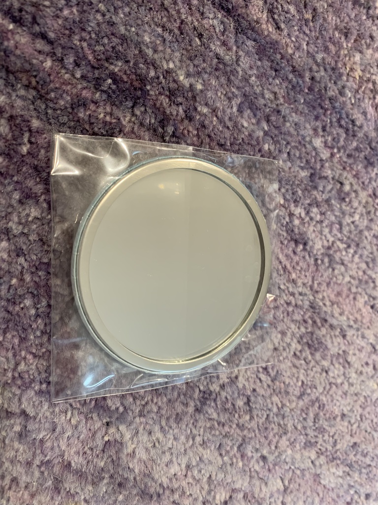 缶ミラー【オリジナルイラスト・アナグマさんとキツネくん】森の住民たち