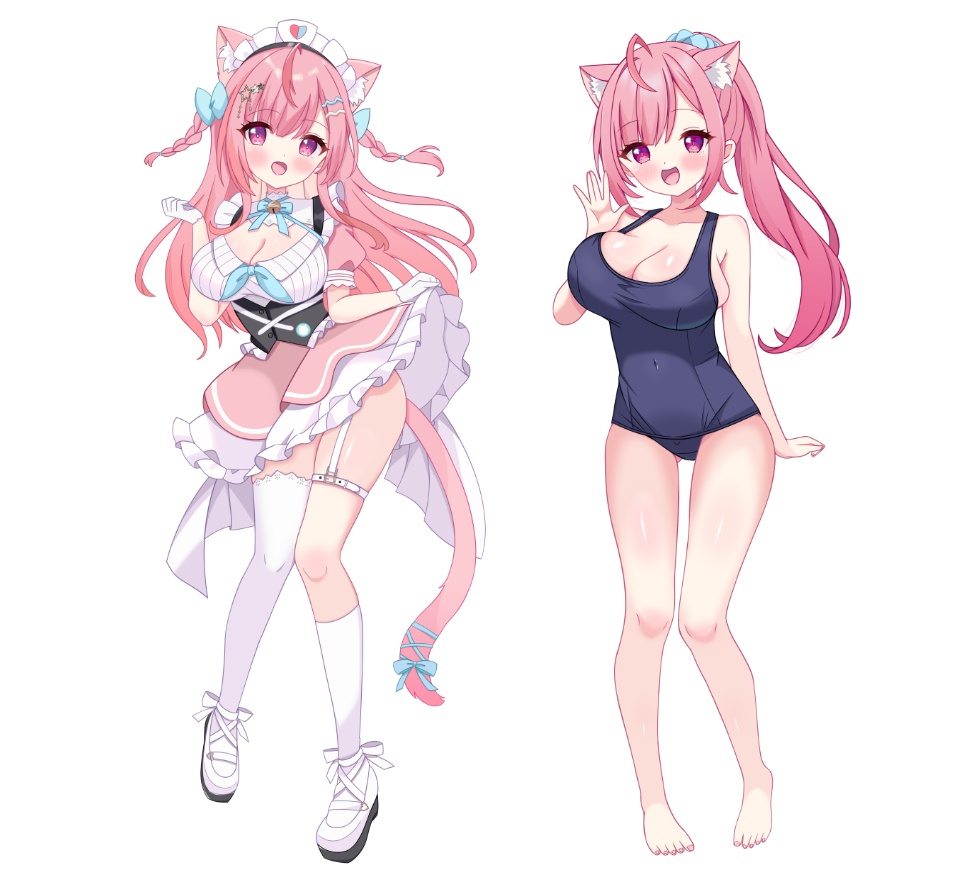 【非公式】結城さくな通常メイド衣装＆スク水【アクリルスタンド】