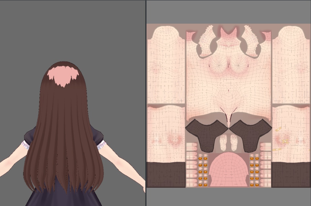 Vroid~ Free hair preset 2