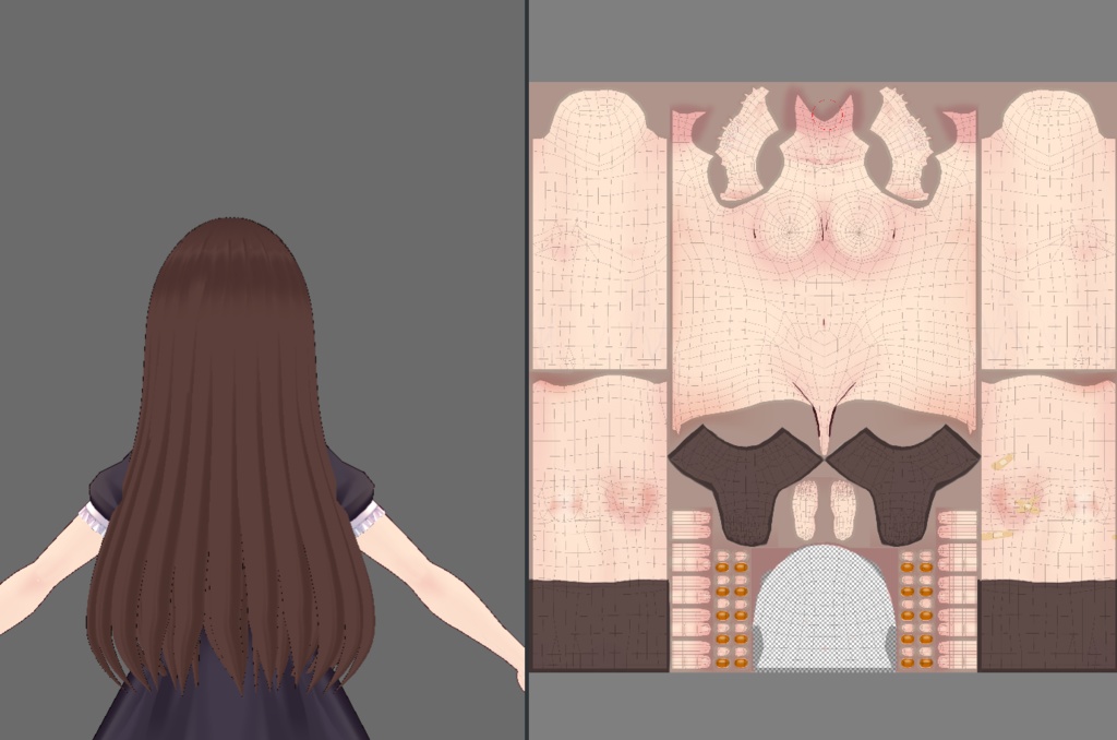 Vroid~ Free hair preset 2