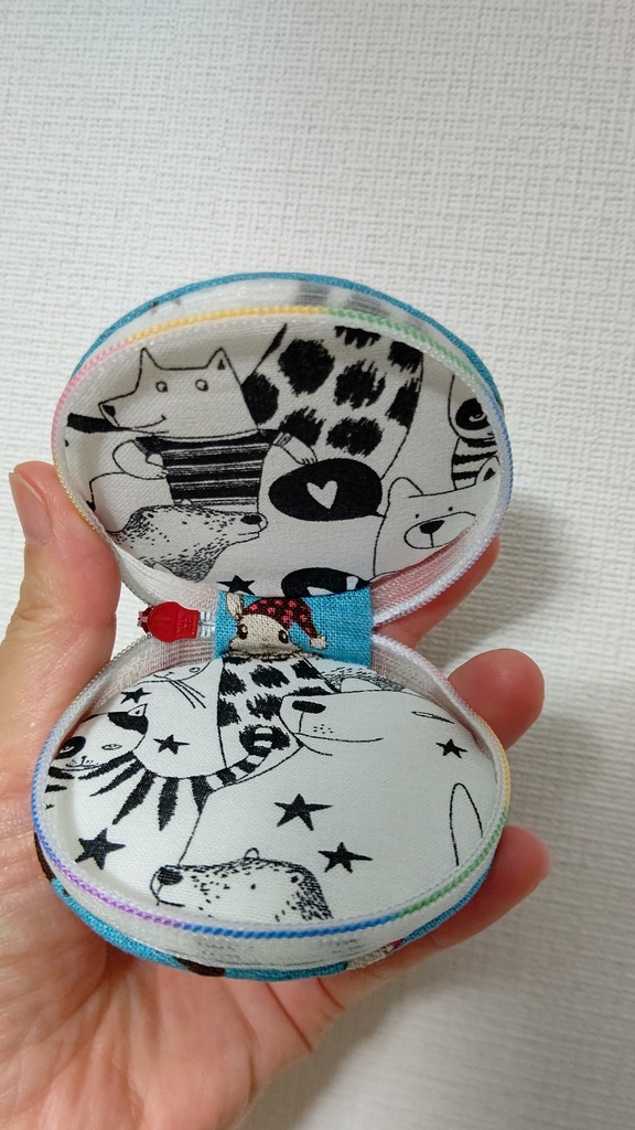 マカロンポーチ【アニマルサーカス】