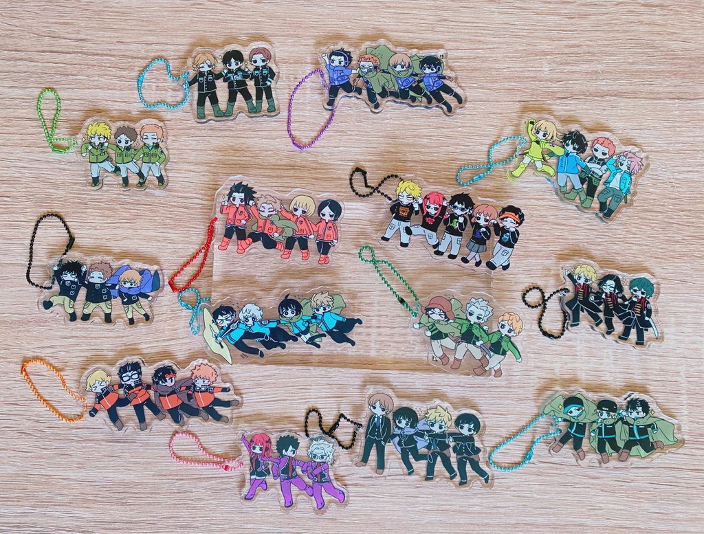 ひっぱり隊アクリルキーホルダー