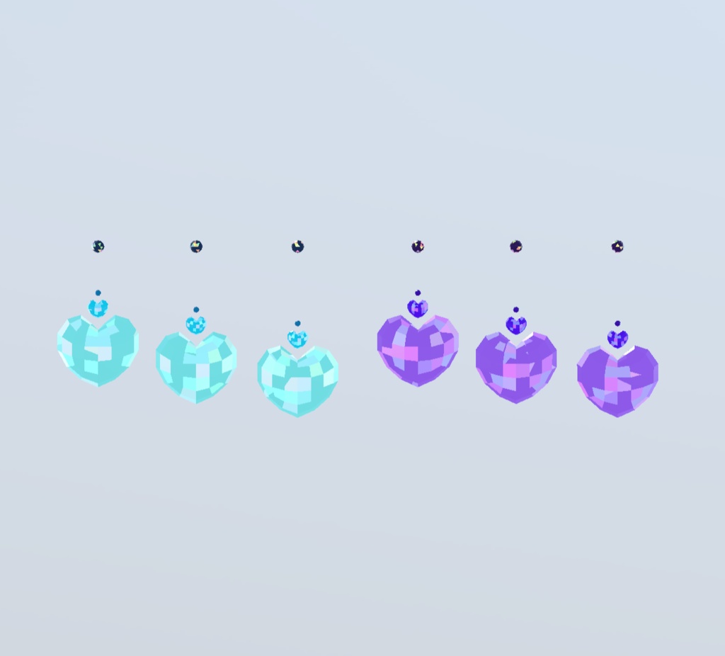 Heart earrings