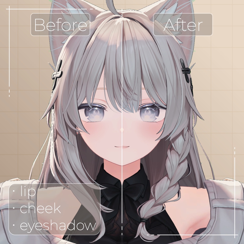 【無料】Natural Makeup Set V2.0💄/7Avatar対応