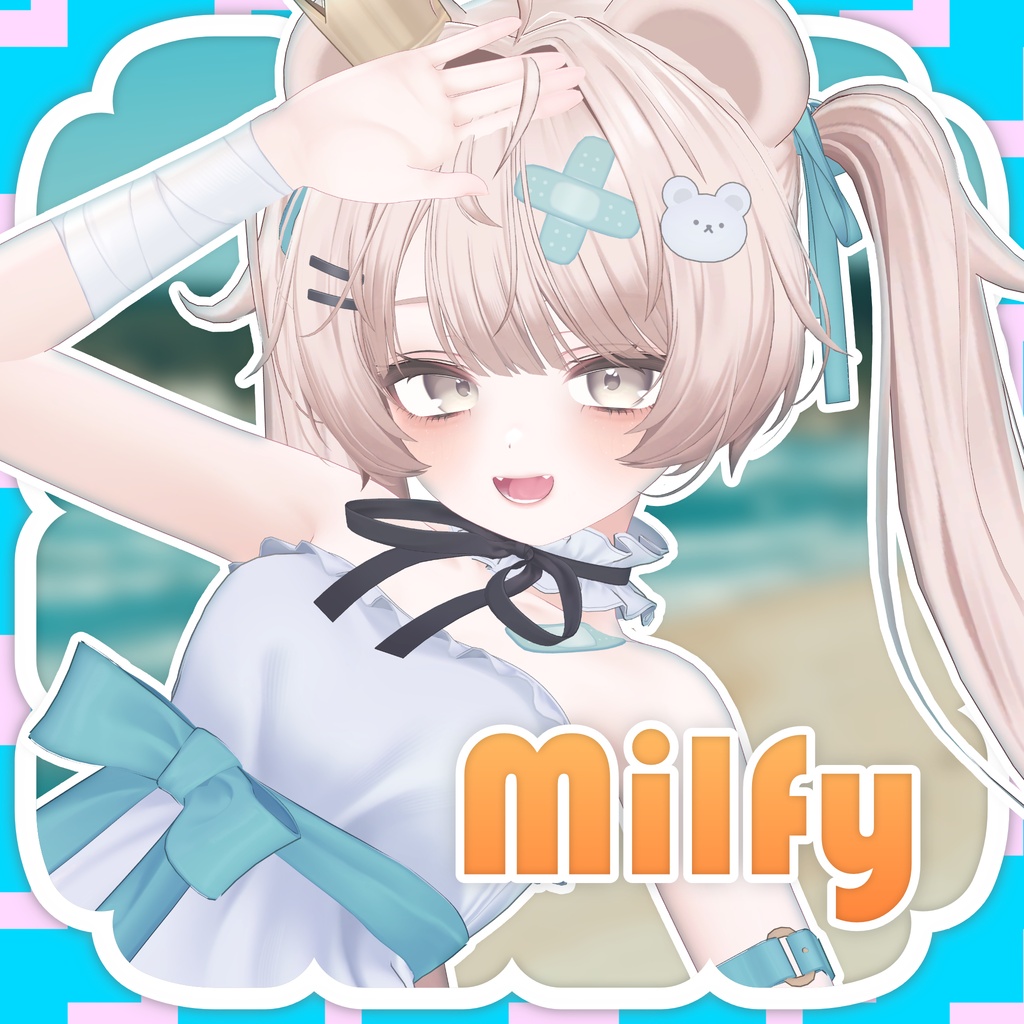 ✨Release Sale Now!✨Summer Orenge Makeup🌅【7Avater対応メイクテクスチャ】