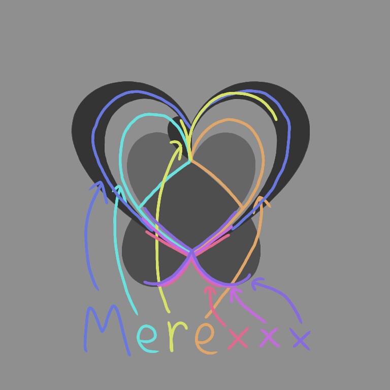 Mere×××アクリルバッジ