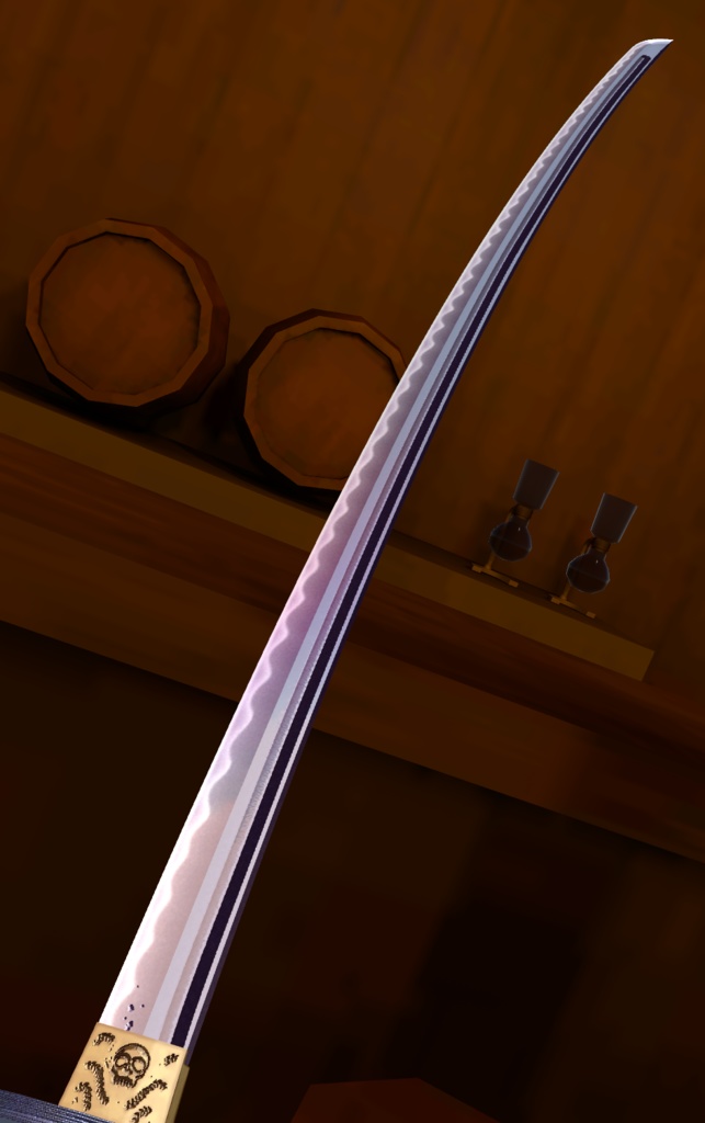 VRC想定日本刀モデル「二八」