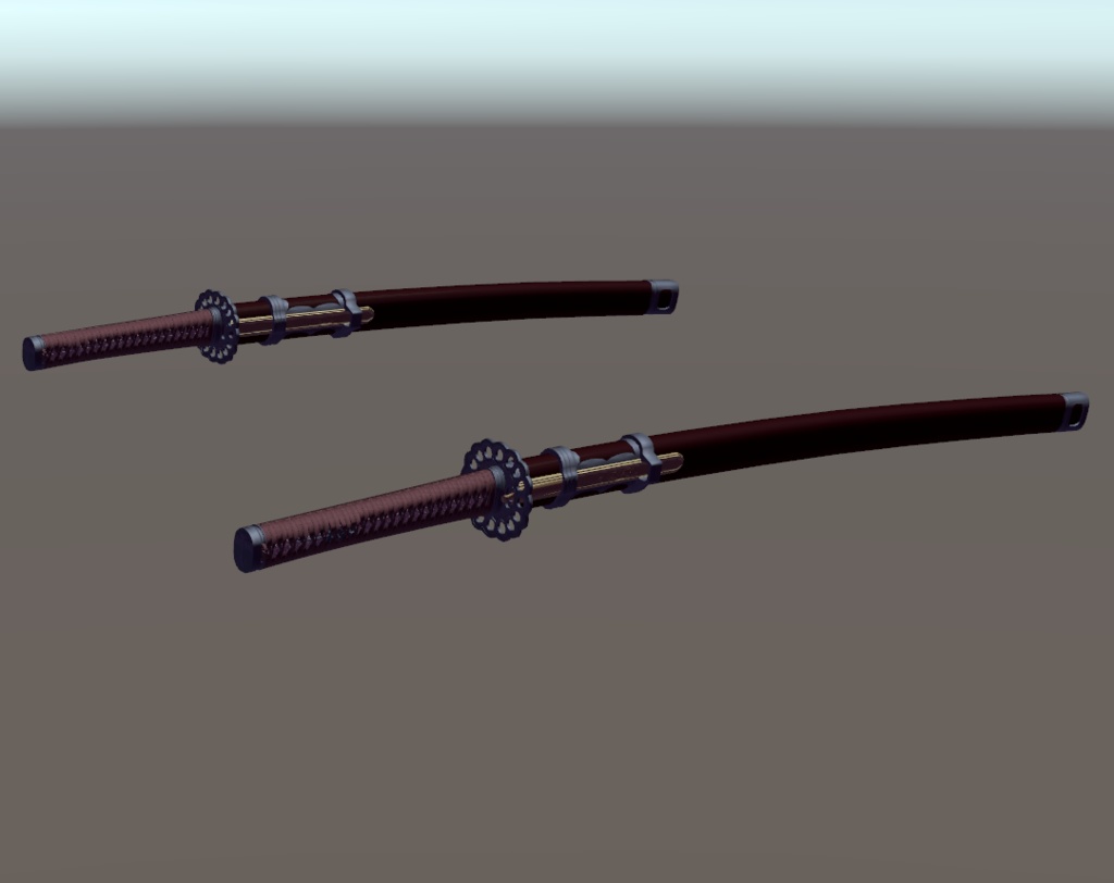 VRC想定日本刀モデル「ヤマ」