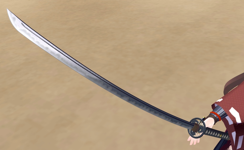 VRC想定日本刀モデル「ヨイ」