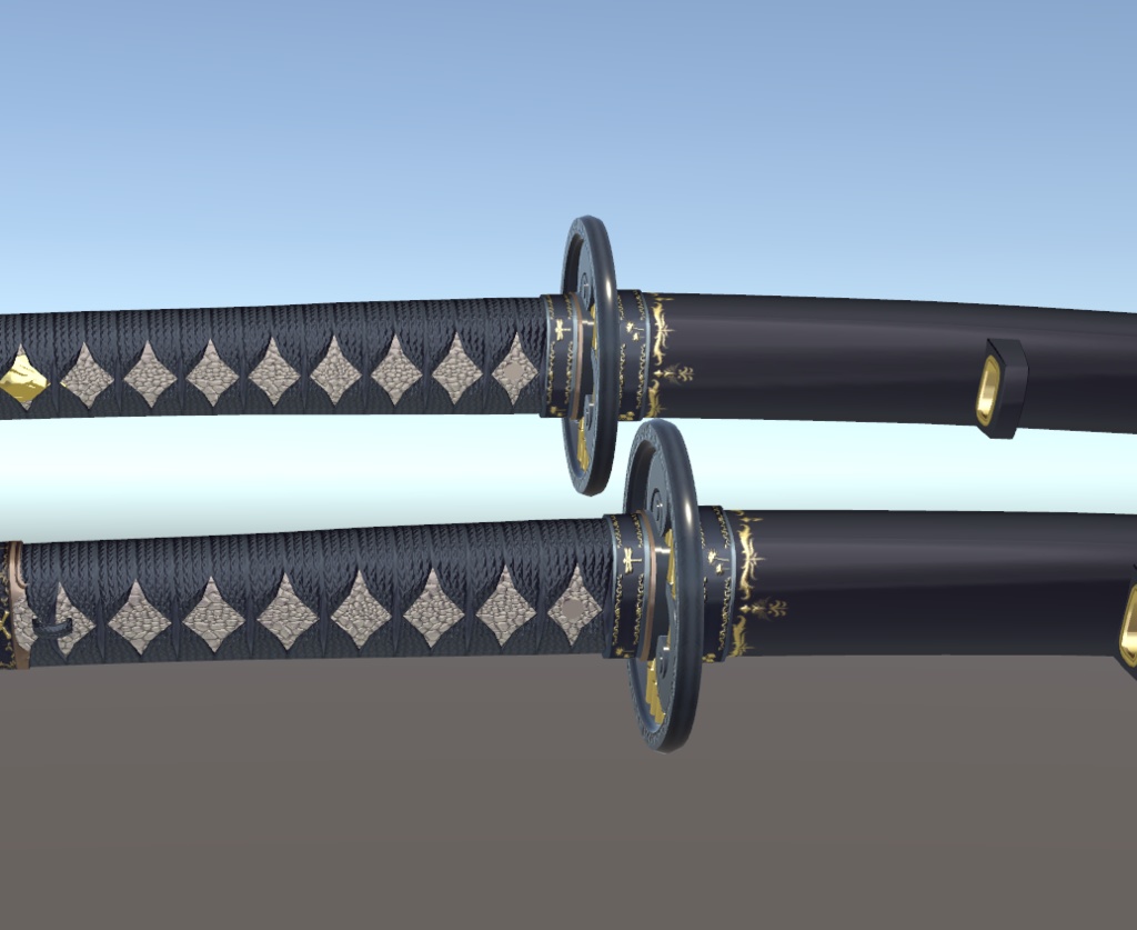 VRC想定日本刀モデル「ヨイ」