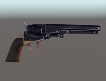 VRC想定銃器モデル「コ式南蛮回転弾倉短銃」