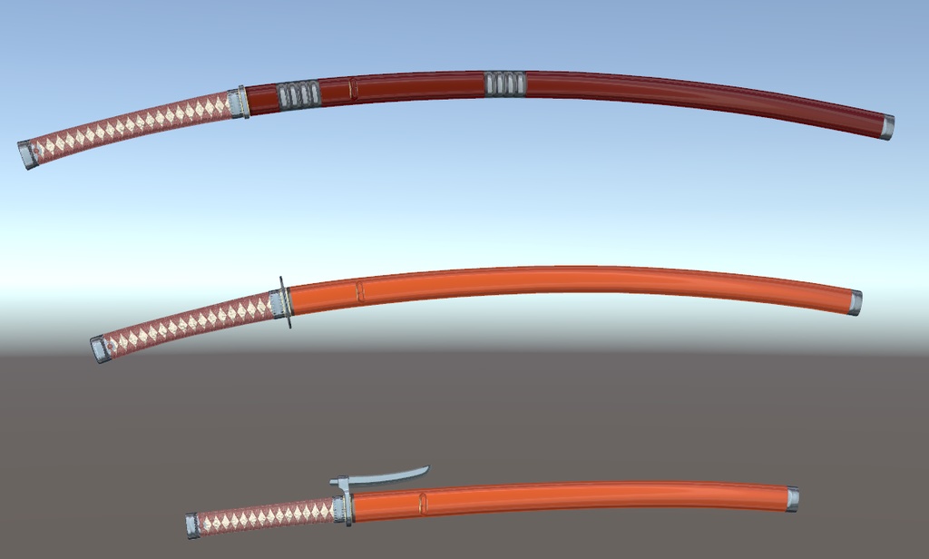 VRC想定日本刀モデル「茜」