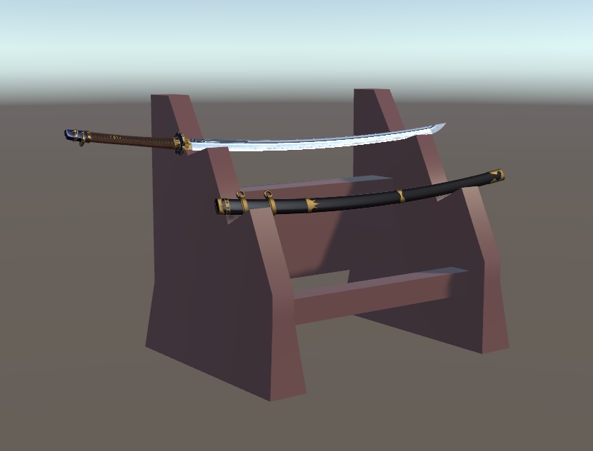 VRC想定日本刀モデル「うわばみ丸」