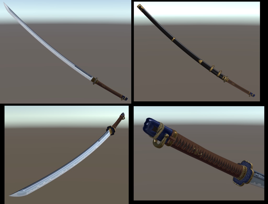 VRC想定日本刀モデル「うわばみ丸」