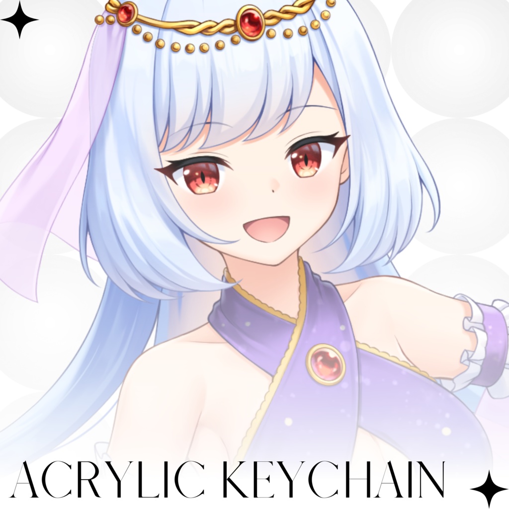 【星空ミキ】モノトーンアクリルキーホルダー