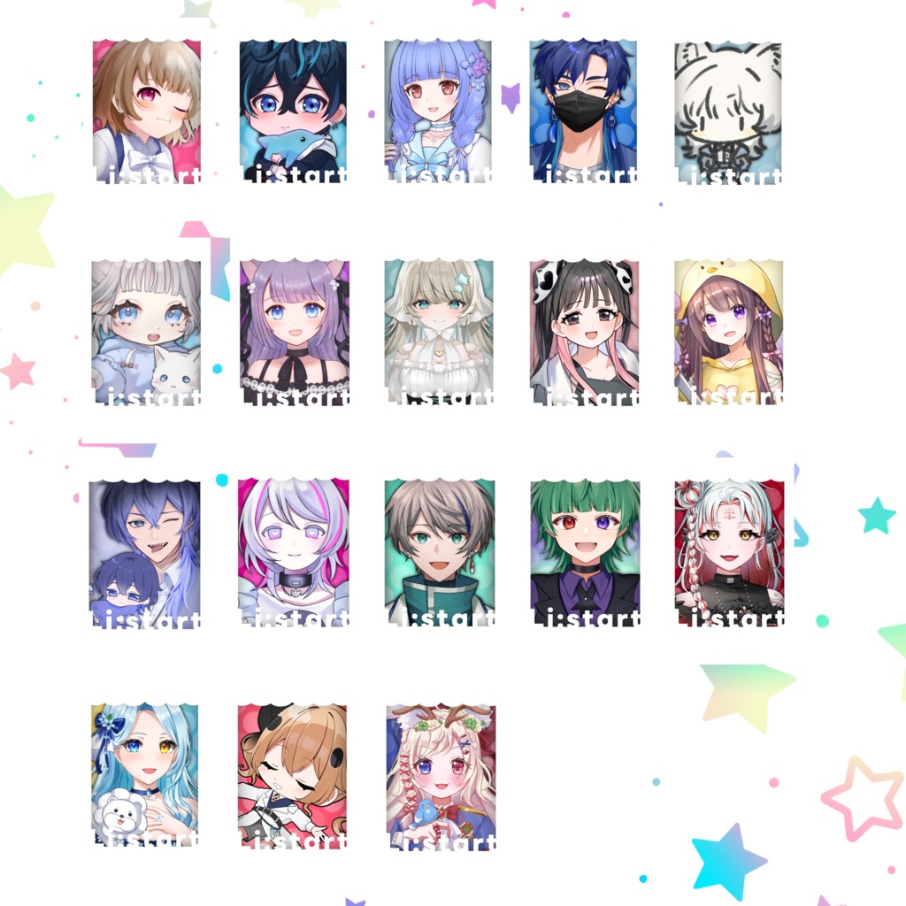 Li:start:チェキ風カードコレクションVol.1