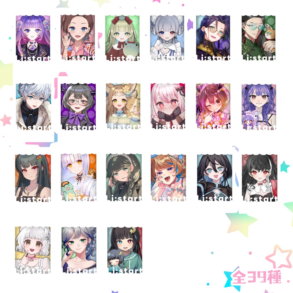 Li:start:チェキ風カードコレクションVol.1