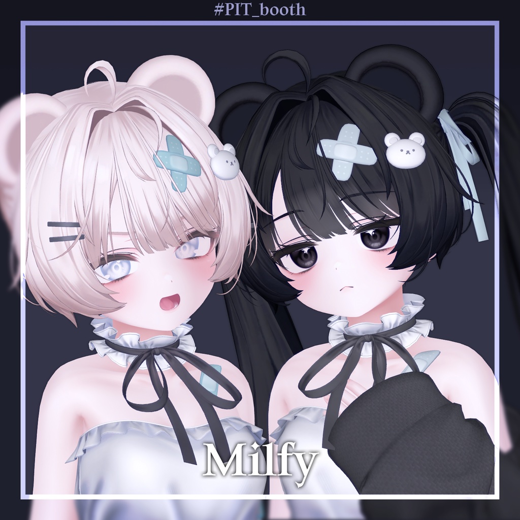 🖤111 B&W🤍 Eye Texture【33 Avatars】#PIT_BOOTH