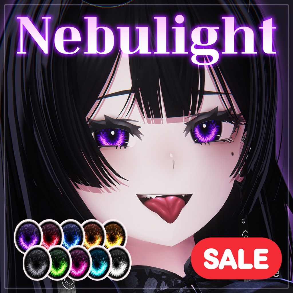🔥SALE🔥∣💜Nebulight💜 Eye Texture【43 Avatars】#PITShop3D