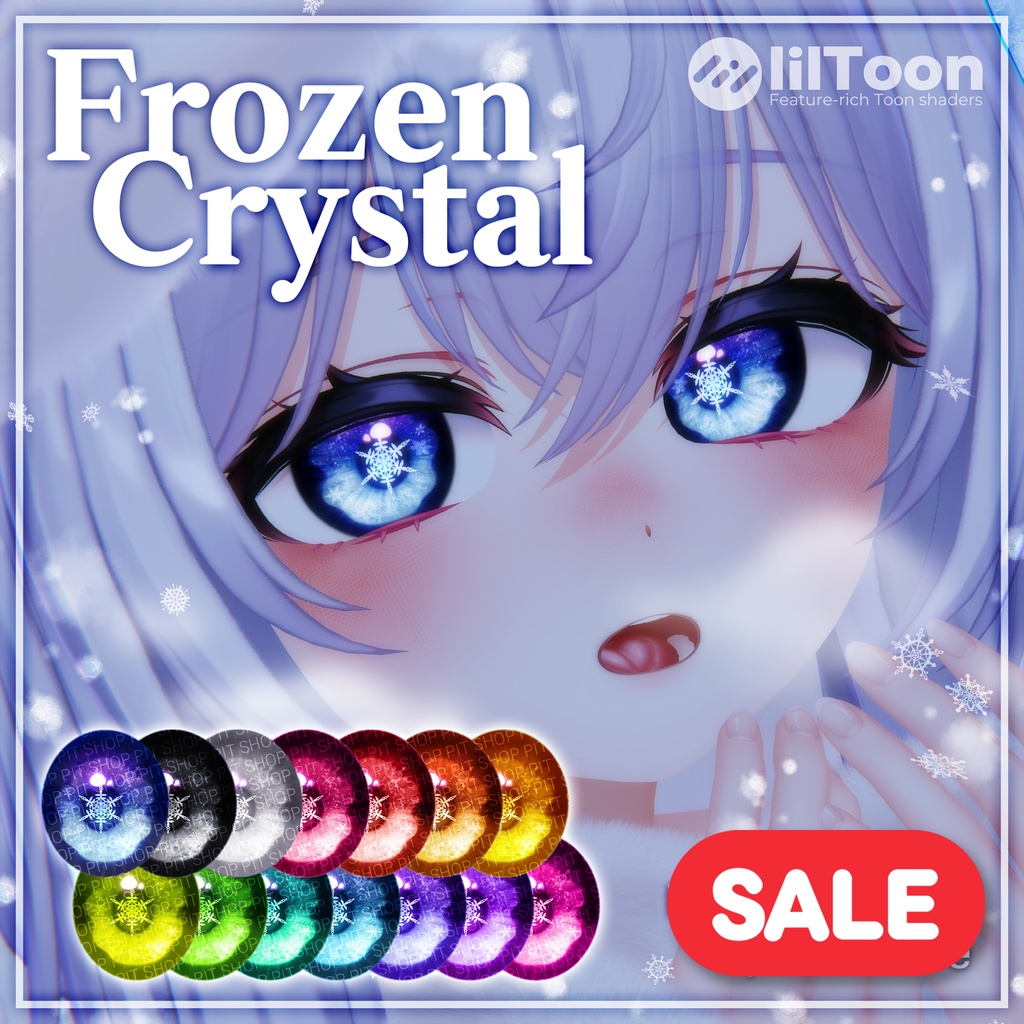 ð¥SALEð¥â£âïžFrozen Crystalâïž Eye Textureã28 Avatarsã#PITShop3D