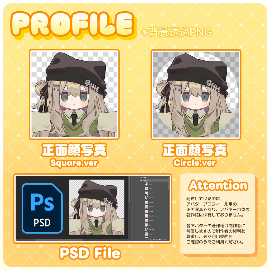 ใ๐
๐๐๐ใโญAvatar Profile & Labelsโญใ63 Avatarsใ#PITShop3D