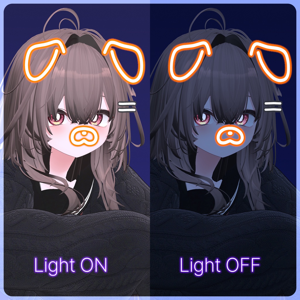 【FREE/期間限定無料】🌟Neon Shine🌟2D Anime Particle【lilToon】#PITShop3D