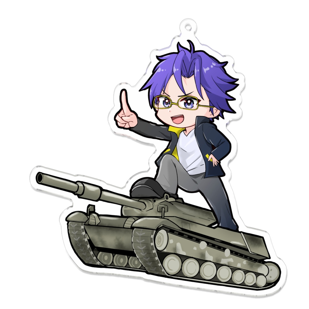 ぴろりゲームズ (Leopard 1) アクリルキーホルダー