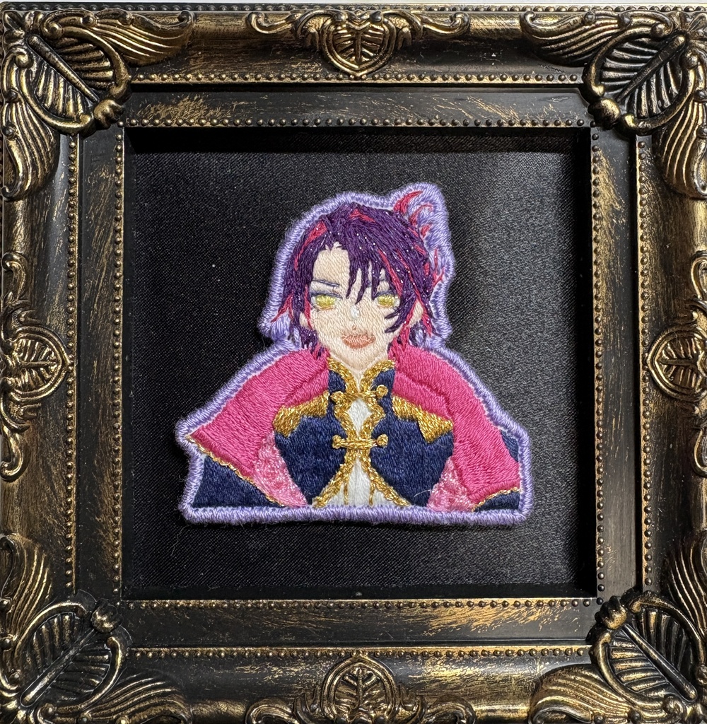 【非公式】にじさんじライバー共通衣装刺繍ブローチ