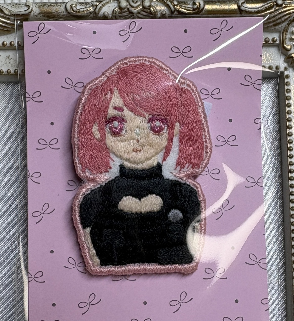 【非公式】にじさんじライバーモチーフ手刺繍ブローチ gta