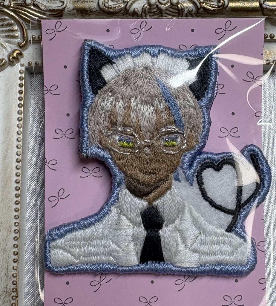 【非公式】にじさんじライバーモチーフ手刺繍ブローチ gta