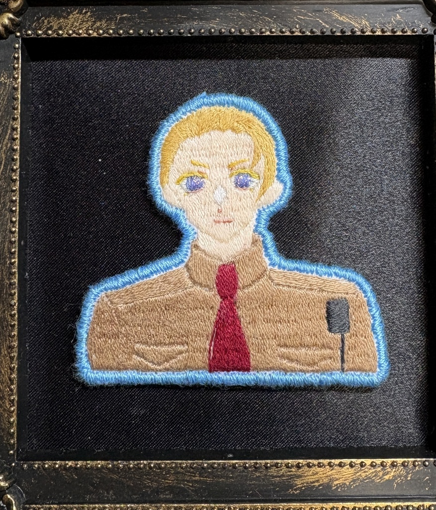 【非公式】にじさんじライバーモチーフ手刺繍ブローチ gta