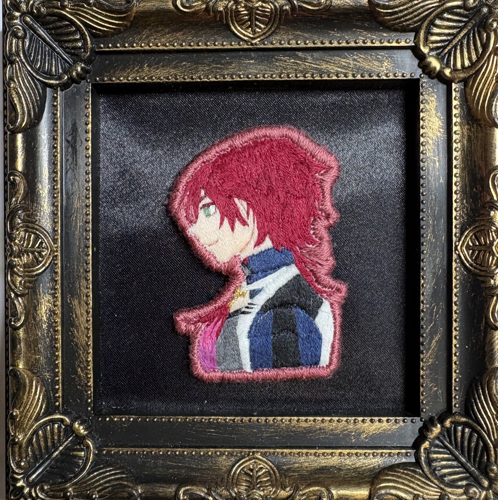 【非公式】にじさんじライバー手刺繍ブローチ