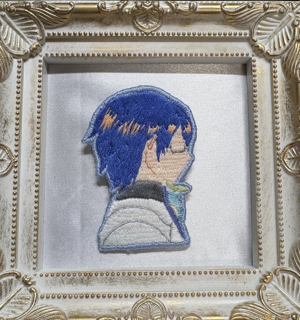 【非公式】にじさんじライバー手刺繍ブローチ