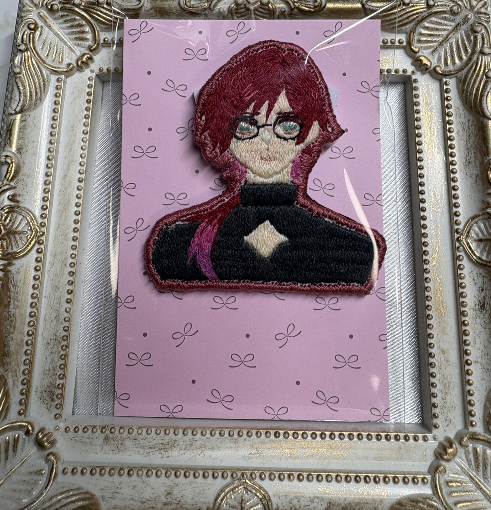 【非公式】にじさんじライバー手刺繍ブローチ