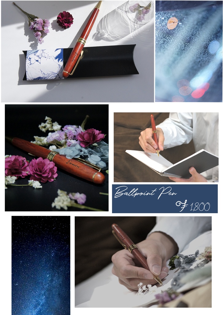 ポストカード 缶バッチ ペン リヴァエル