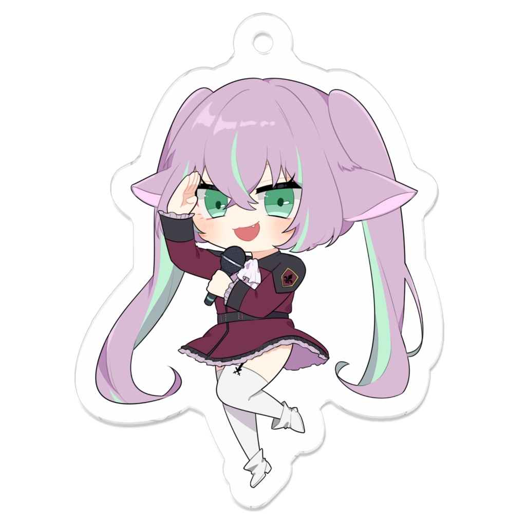 【3周年記念】アクリルキーホルダー ねこめんま