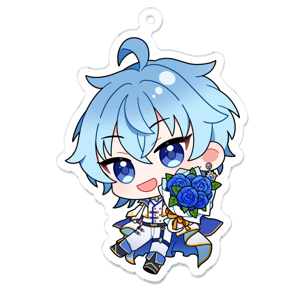 【安全ひび】１周年記念ミニキャラ　アクリルキーホルダー