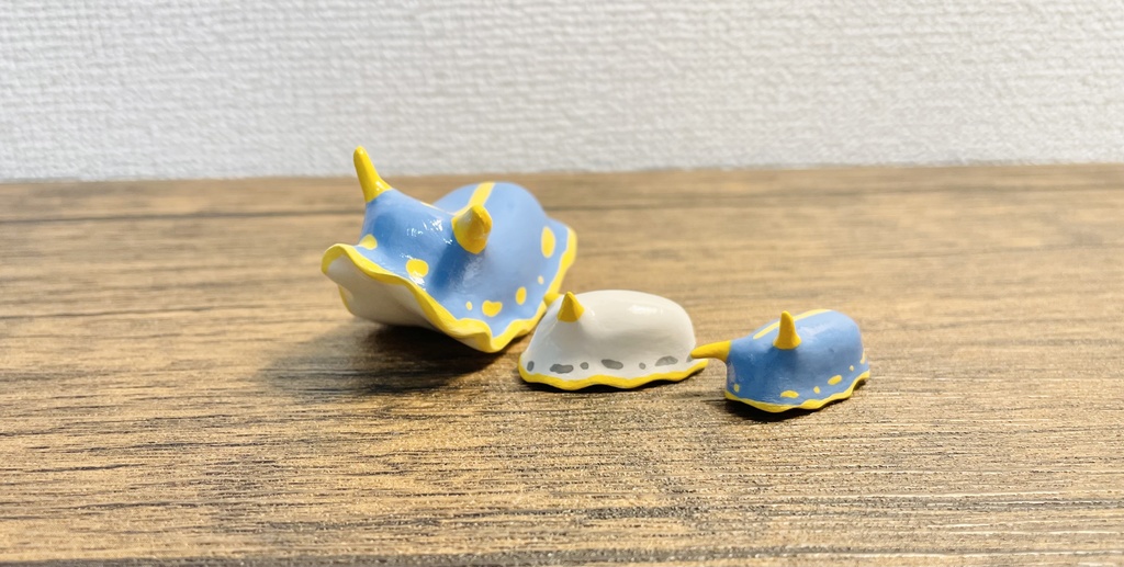 ゆるいいきものオブジェ 〜ウミウシ〜