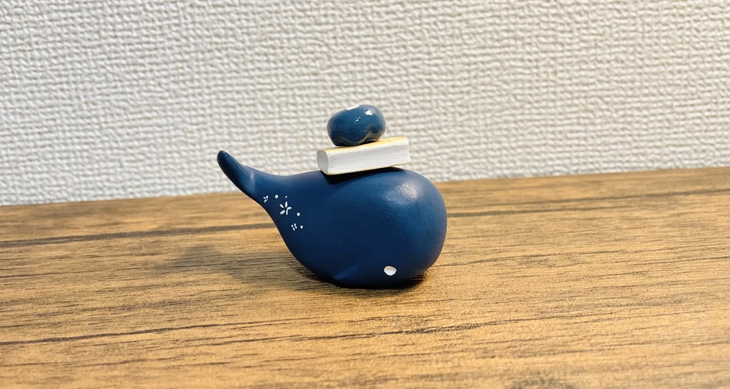 ゆるいいきものオブジェ 〜マッコウクジラ〜