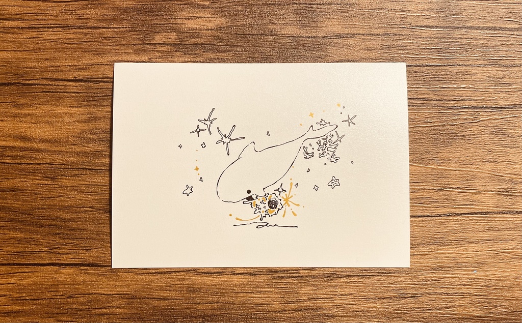 ドローイング 〜ゴンドウクジラ〜