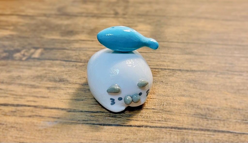 ゆるいいきものオブジェ 〜アザラシ〜