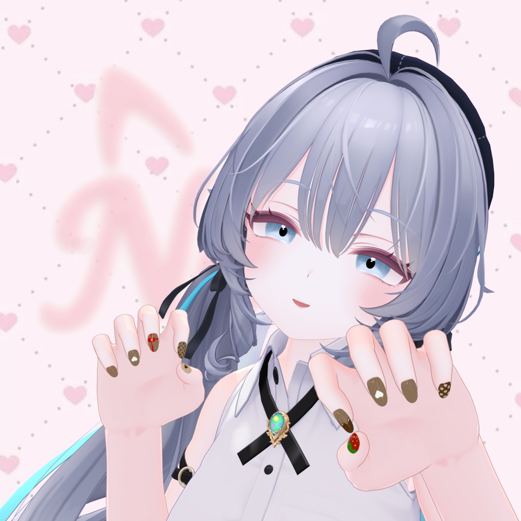 【Free】チョコレートネイル【MDollnail対応】