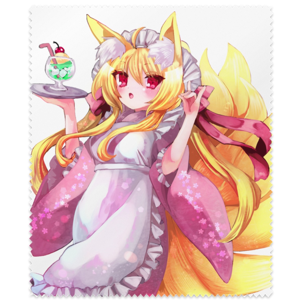 喫茶狐　眼鏡拭き