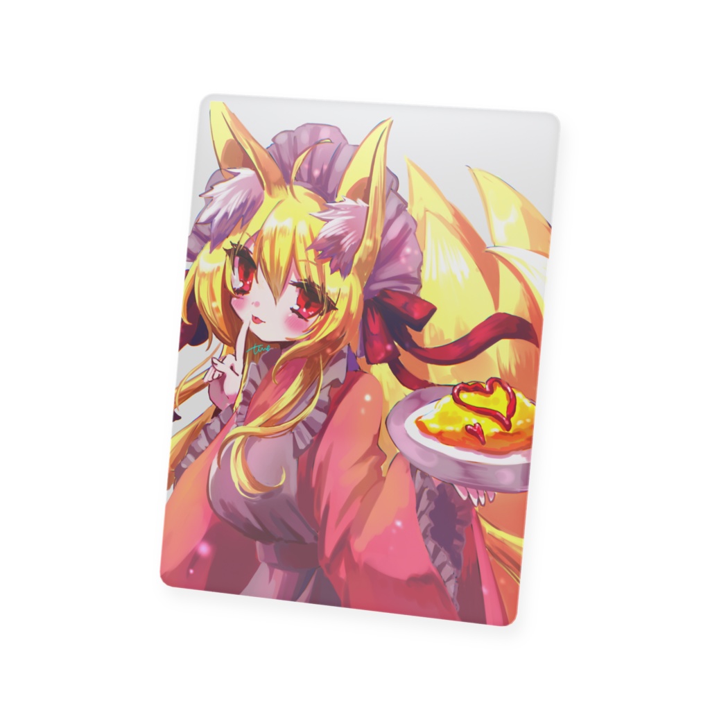 喫茶狐 裏メニュー プラスチックカード