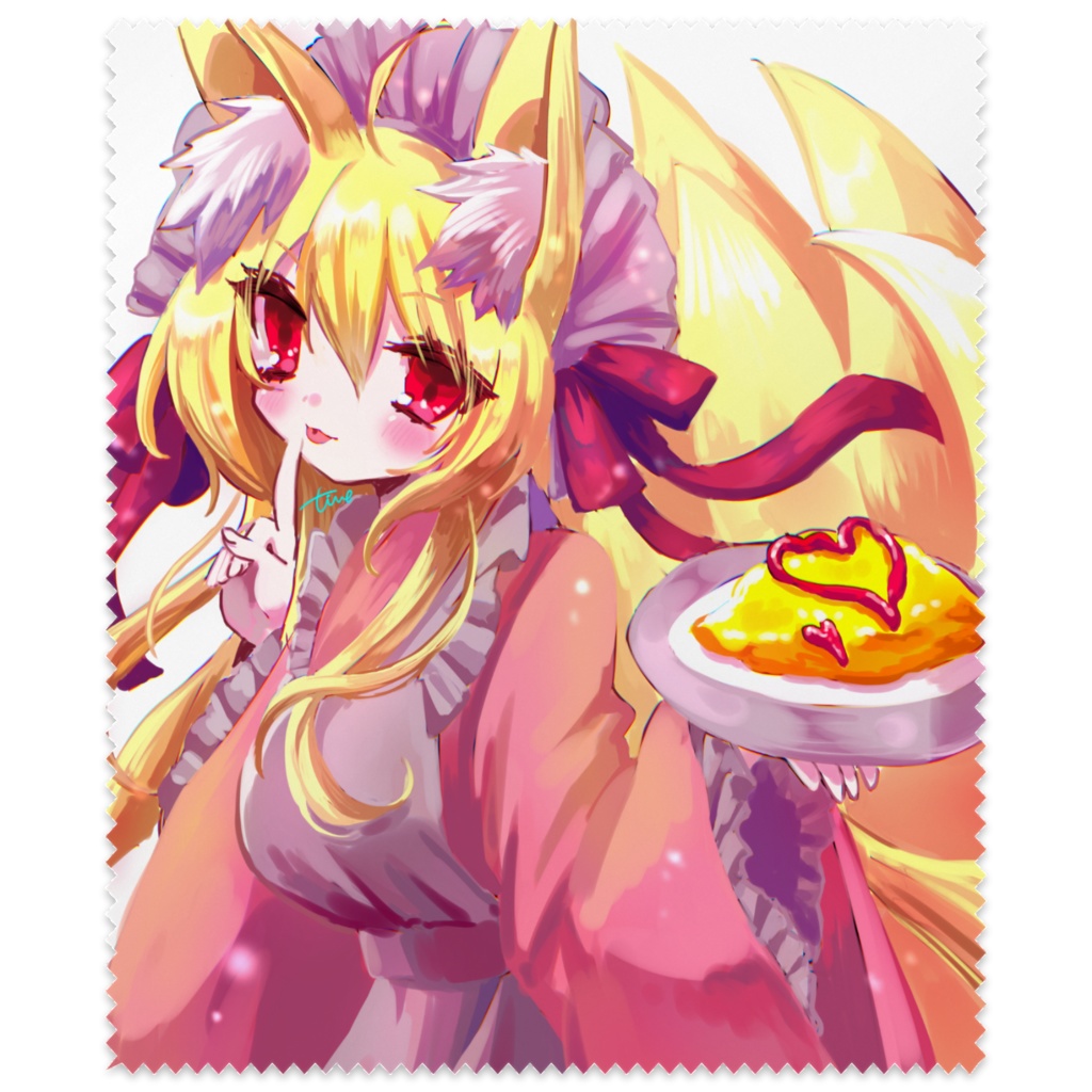 喫茶狐　裏メニュー　眼鏡拭き