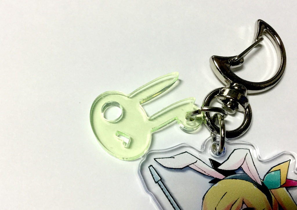 『ウサギ型ロボ娘さん』アクリルキーホルダー