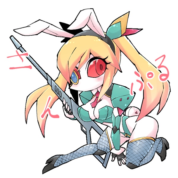 『ウサギ型ロボ娘さん』アクリルキーホルダー