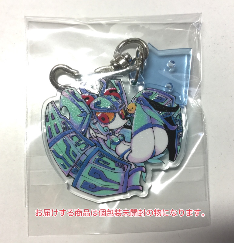 『青銅器型ロボ娘・トーテツさん』アクリルキーホルダー