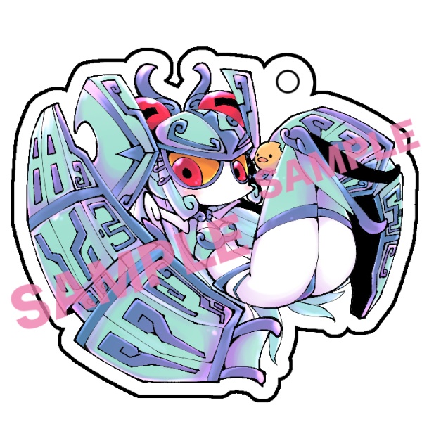 『青銅器型ロボ娘・トーテツさん』アクリルキーホルダー